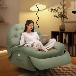 Ergonomic Electric Sofa Chair Lounge Soft Comfort Ergonomic Living Room Chairs Elegant Relax Recliner Poltrona Room Furniture 1