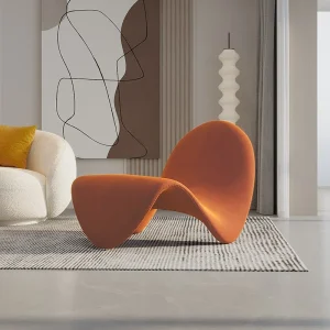 Tongue Chair Lazy Person Sofa Single Designer Models Living Room Balcony Lying Leisure Creative Net Red Ins Style Single Chair 1